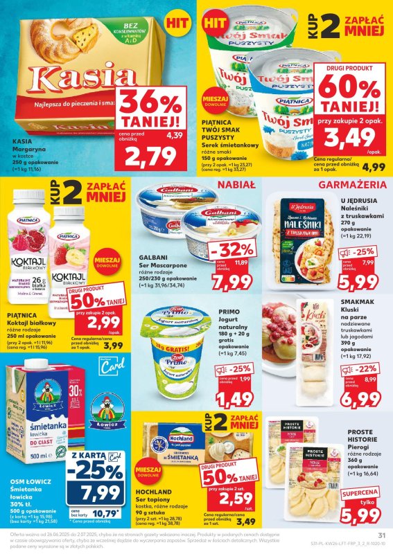 Kaufland - gazetka promocyjna Oferta Kaufland  do środy 02.07 - strona 31