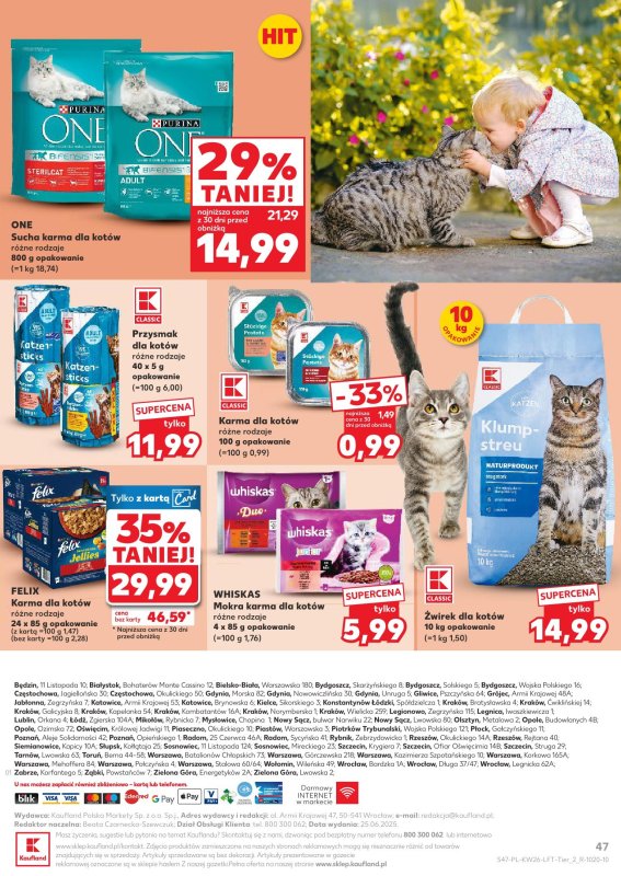 Kaufland - gazetka promocyjna Oferta Kaufland  do środy 02.07 - strona 47