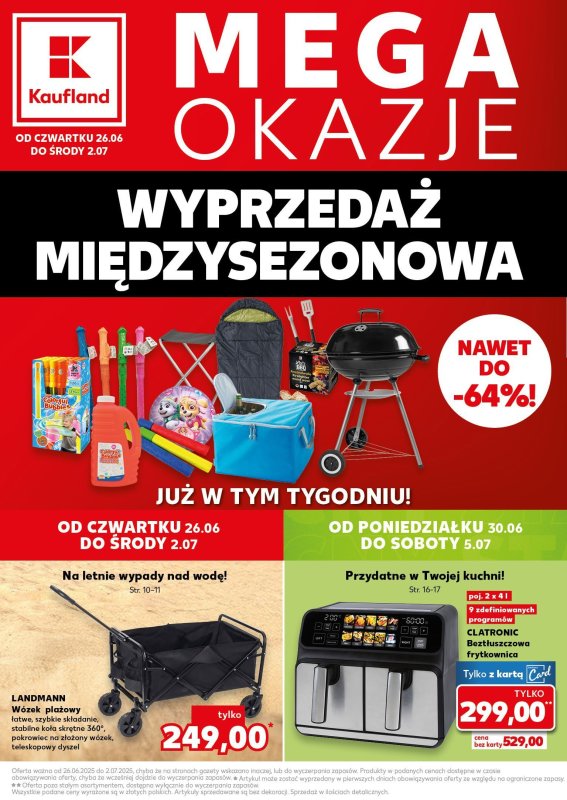 Kaufland - gazetka promocyjna Oferta Kaufland - Non Food od czwartku 26.06 do środy 02.07