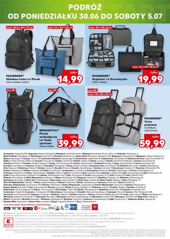 Kaufland - gazetka promocyjna Oferta Kaufland - Non Food od czwartku 26.06 do środy 02.07 - strona 20