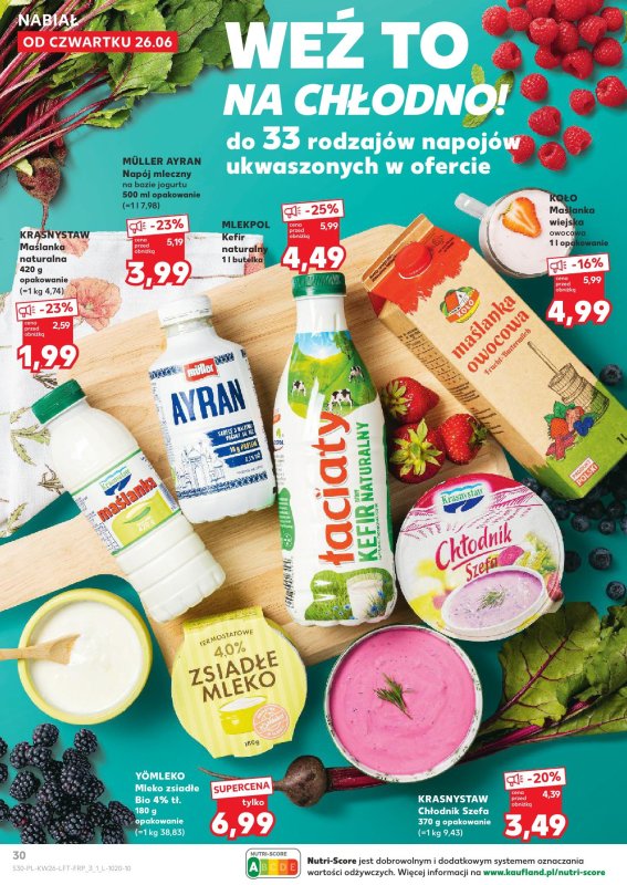 Kaufland - gazetka promocyjna Oferta Kaufland od czwartku 26.06 do środy 02.07 - strona 30