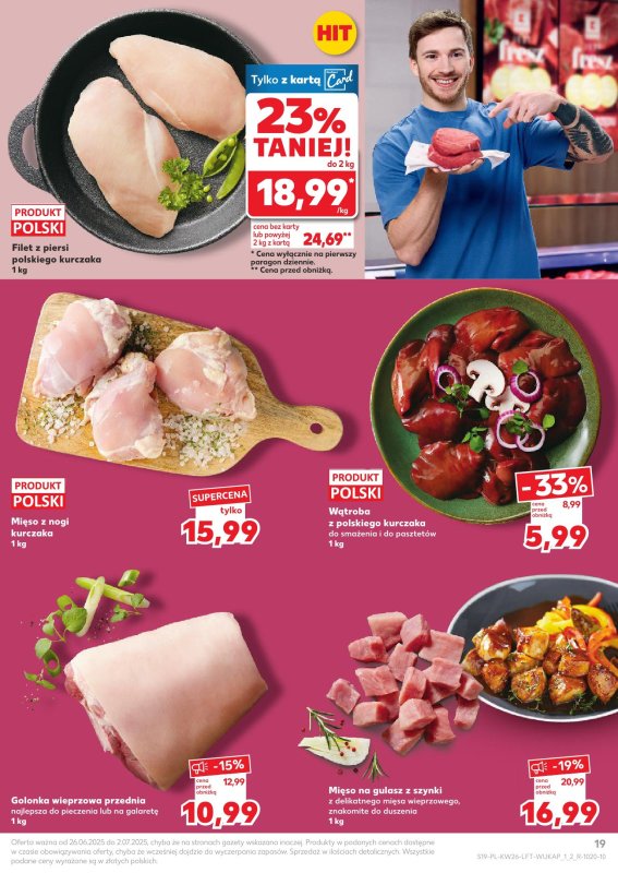 Kaufland - gazetka promocyjna Oferta Kaufland od czwartku 26.06 do środy 02.07 - strona 19