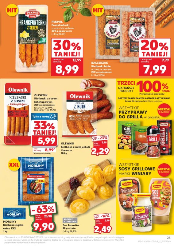 Kaufland - gazetka promocyjna Oferta Kaufland od czwartku 26.06 do środy 02.07 - strona 25