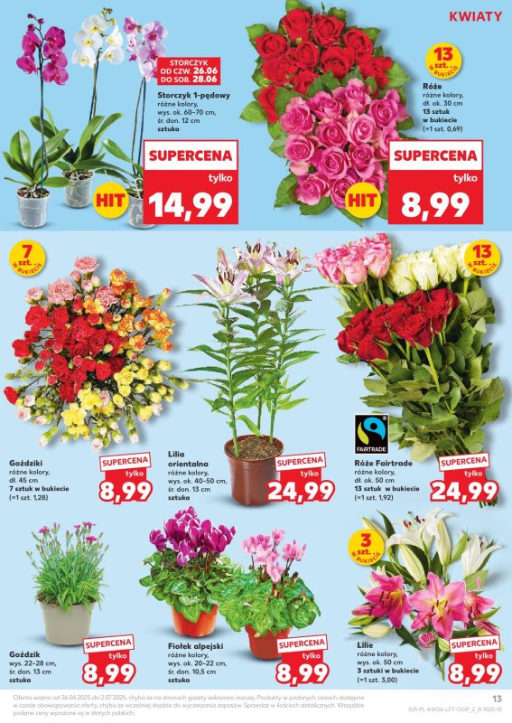 Kaufland - gazetka promocyjna Oferta Kaufland od czwartku 26.06 do środy 02.07 - strona 13