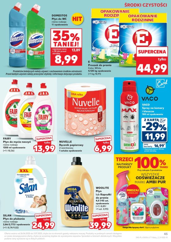 Kaufland - gazetka promocyjna Oferta Kaufland od czwartku 26.06 do środy 02.07 - strona 45