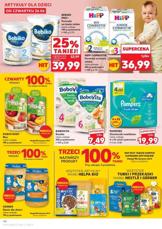 Kaufland - gazetka promocyjna Oferta Kaufland od czwartku 26.06 do środy 02.07 - strona 44