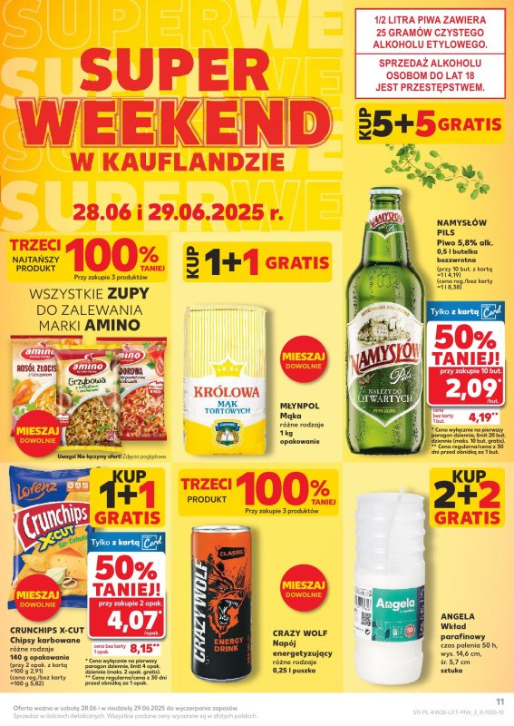 Kaufland - gazetka promocyjna Oferta Kaufland od czwartku 26.06 do środy 02.07 - strona 11