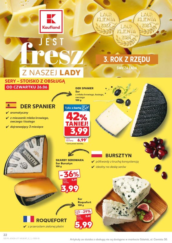 Kaufland - gazetka promocyjna Oferta Kaufland od czwartku 26.06 do środy 02.07 - strona 22