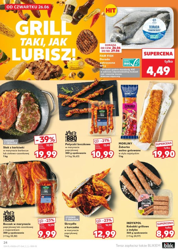 Kaufland - gazetka promocyjna Oferta Kaufland od czwartku 26.06 do środy 02.07 - strona 24