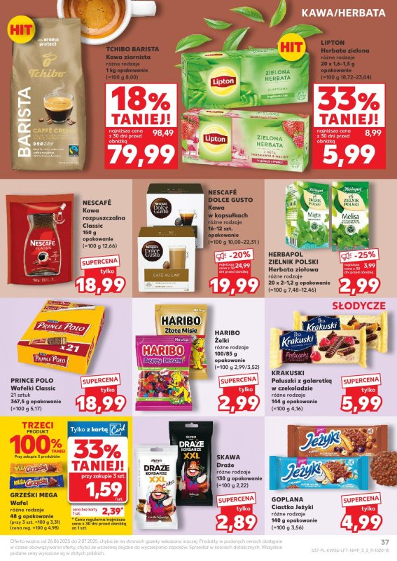 Kaufland - gazetka promocyjna Oferta Kaufland od czwartku 26.06 do środy 02.07 - strona 37