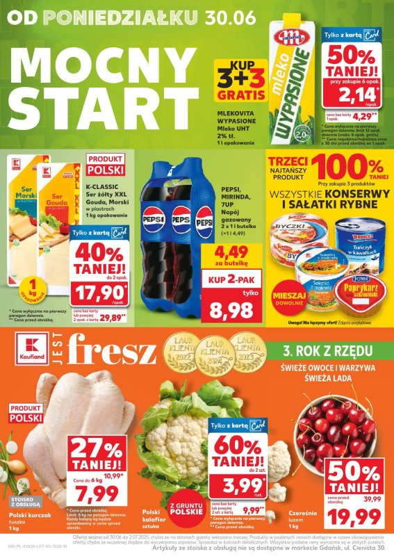 Kaufland - gazetka promocyjna Oferta Kaufland od czwartku 26.06 do środy 02.07 - strona 50