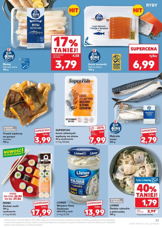 Kaufland - gazetka promocyjna Oferta Kaufland od czwartku 26.06 do środy 02.07 - strona 33