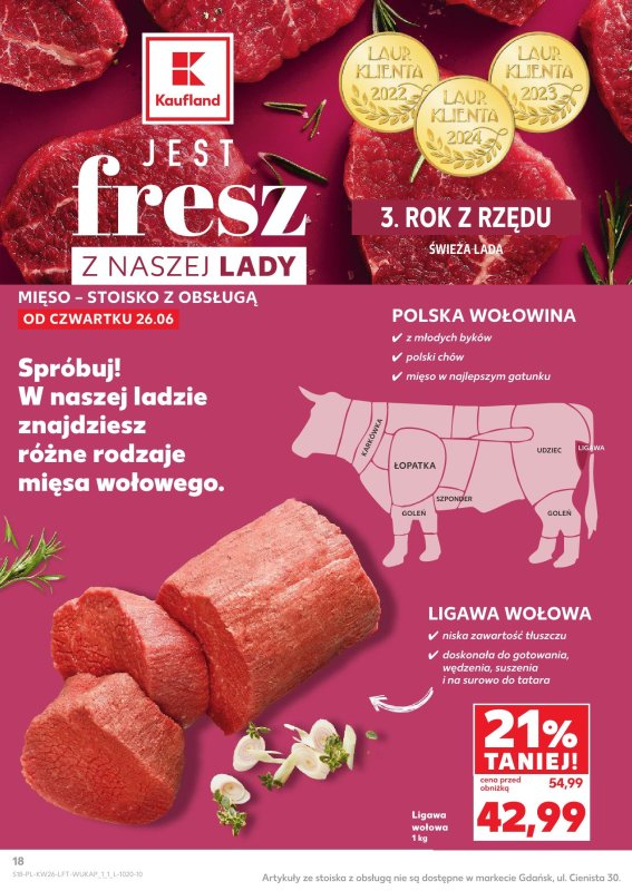 Kaufland - gazetka promocyjna Oferta Kaufland od czwartku 26.06 do środy 02.07 - strona 18