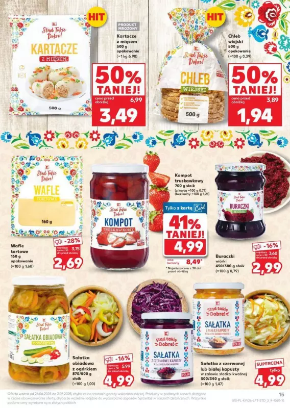 Kaufland - gazetka promocyjna Oferta Kaufland od czwartku 26.06 do środy 02.07 - strona 15