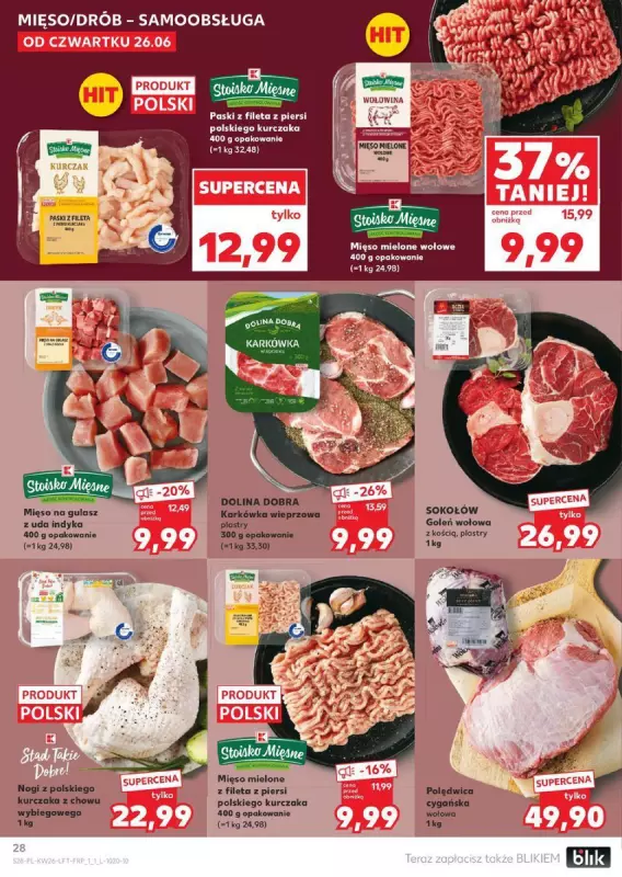 Kaufland - gazetka promocyjna Oferta Kaufland od czwartku 26.06 do środy 02.07 - strona 28