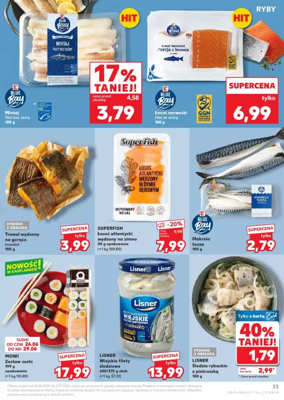 Kaufland - gazetka promocyjna Oferta Kaufland od czwartku 26.06 do środy 02.07 - strona 33