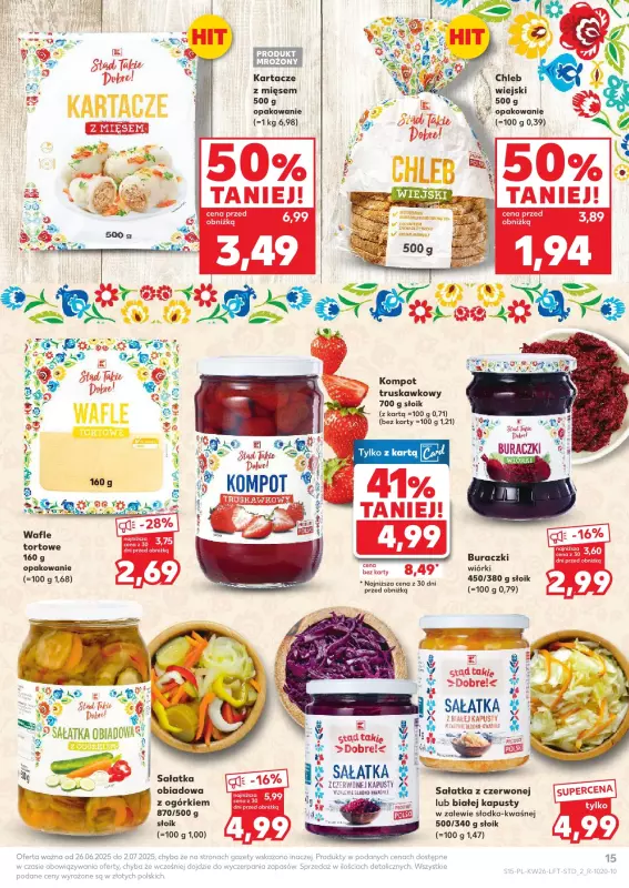 Kaufland - gazetka promocyjna Oferta Kaufland od czwartku 26.06 do środy 02.07 - strona 15