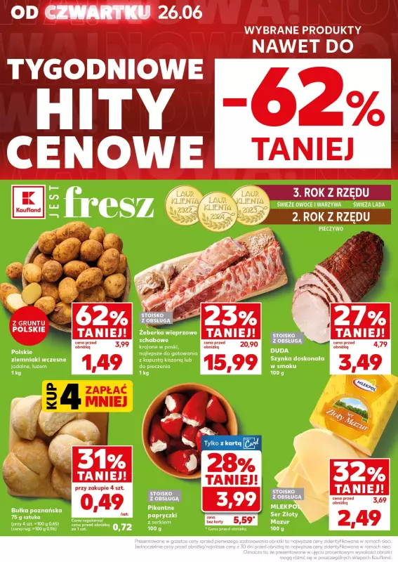 Kaufland - gazetka promocyjna Mocny Start od poniedziałku 30.06 do środy 02.07 - strona 4