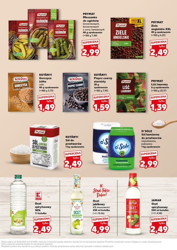 Kaufland - gazetka promocyjna Oferta Kaufland - Przetwory od poniedziałku 30.06 do soboty 05.07 - strona 13