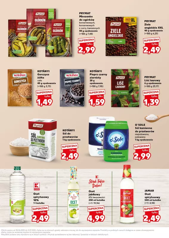 Kaufland - gazetka promocyjna Oferta Kaufland - Przetwory od poniedziałku 30.06 do soboty 05.07 - strona 13