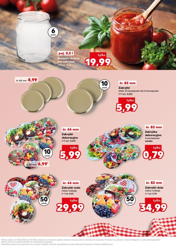 Kaufland - gazetka promocyjna Oferta Kaufland - Przetwory od poniedziałku 30.06 do soboty 05.07 - strona 5