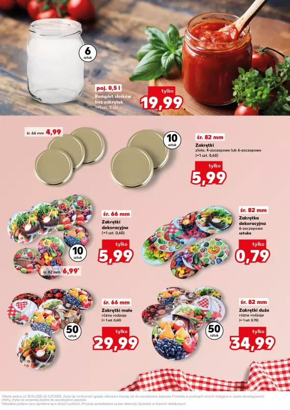 Kaufland - gazetka promocyjna Oferta Kaufland - Przetwory od poniedziałku 30.06 do soboty 05.07 - strona 5