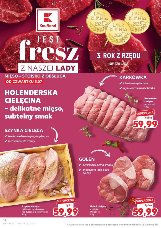Kaufland - gazetka promocyjna Oferta Kaufland  do środy 09.07 - strona 18