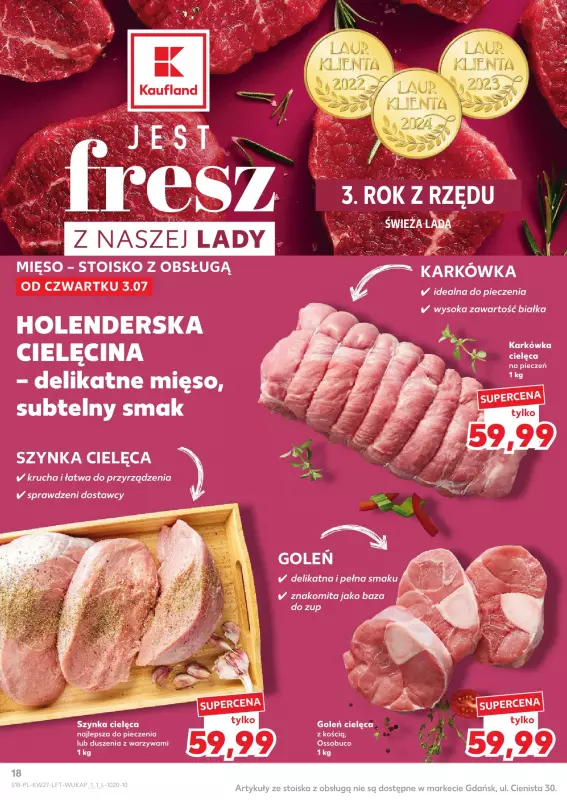 Kaufland - gazetka promocyjna Oferta Kaufland  do środy 09.07 - strona 18