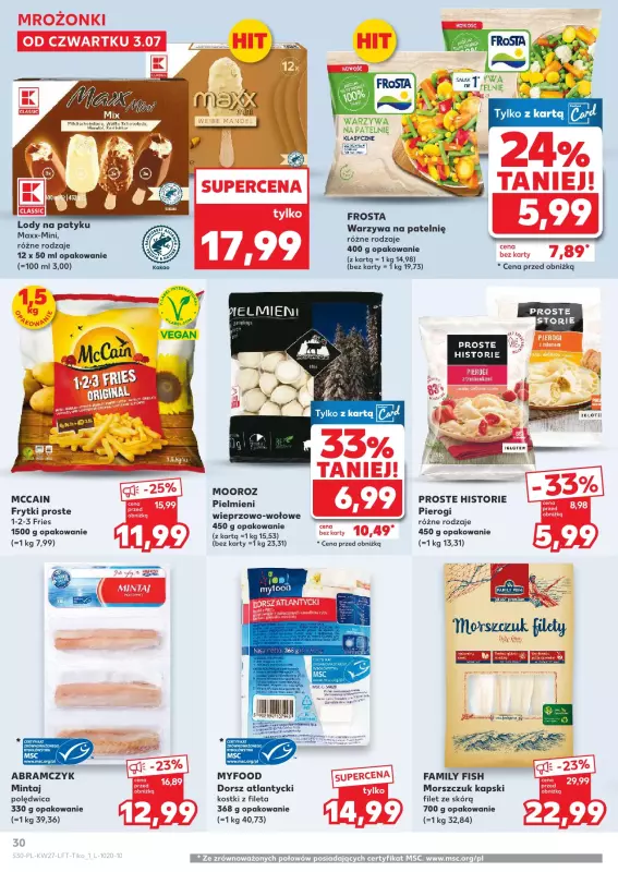 Kaufland - gazetka promocyjna Oferta Kaufland  do środy 09.07 - strona 30