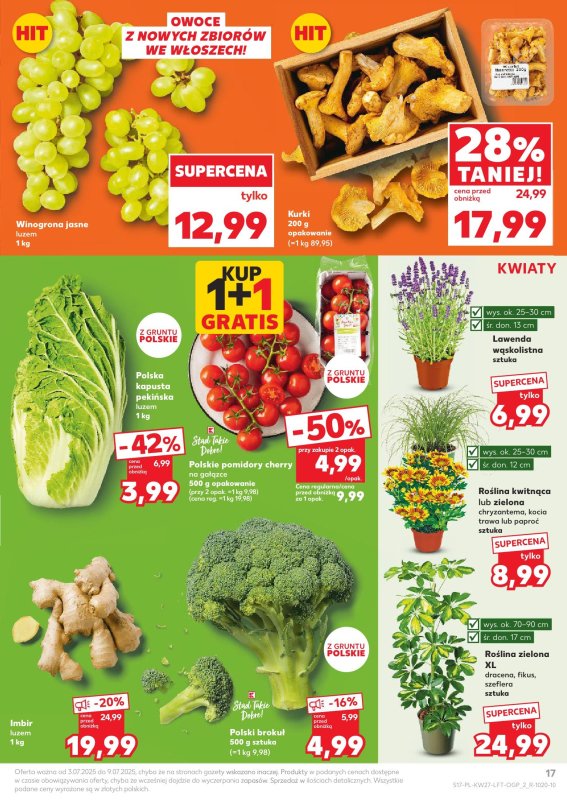 Kaufland - gazetka promocyjna Oferta Kaufland  do środy 09.07 - strona 17