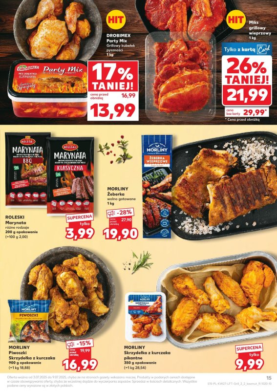 Kaufland - gazetka promocyjna Oferta Kaufland  do środy 09.07 - strona 15