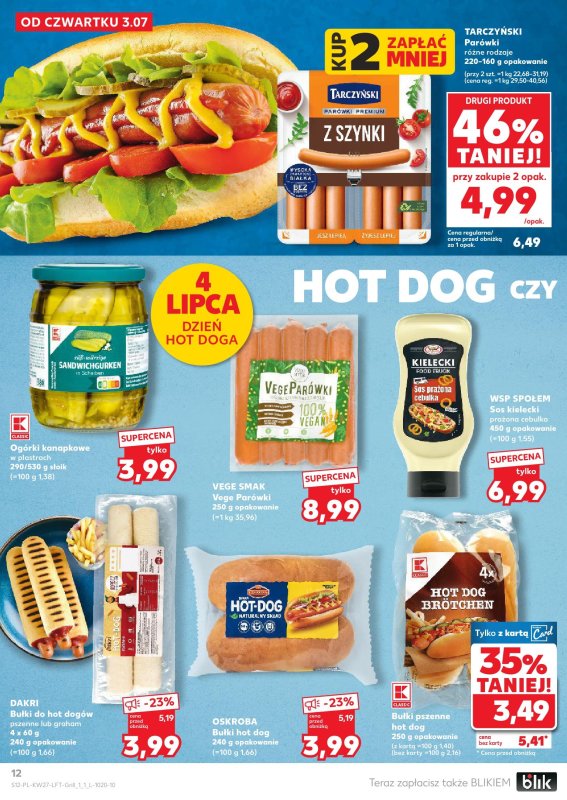 Kaufland - gazetka promocyjna Oferta Kaufland  do środy 09.07 - strona 12