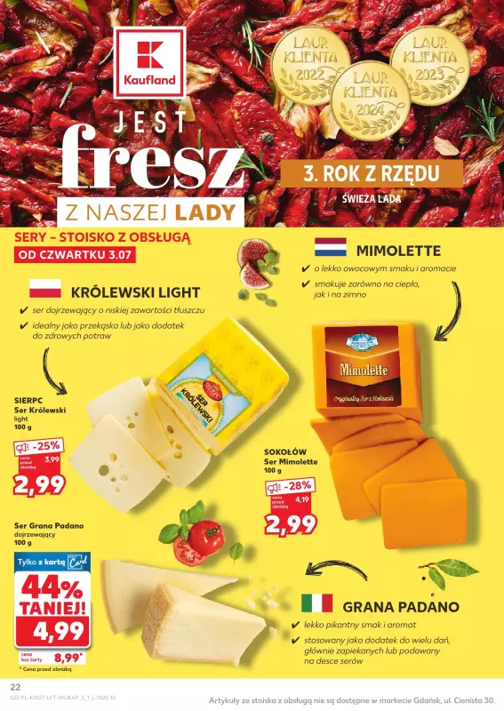 Kaufland - gazetka promocyjna Oferta Kaufland  do środy 09.07 - strona 22