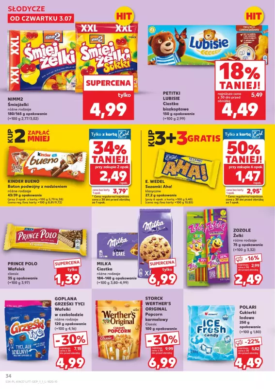 Kaufland - gazetka promocyjna Oferta Kaufland  do środy 09.07 - strona 34