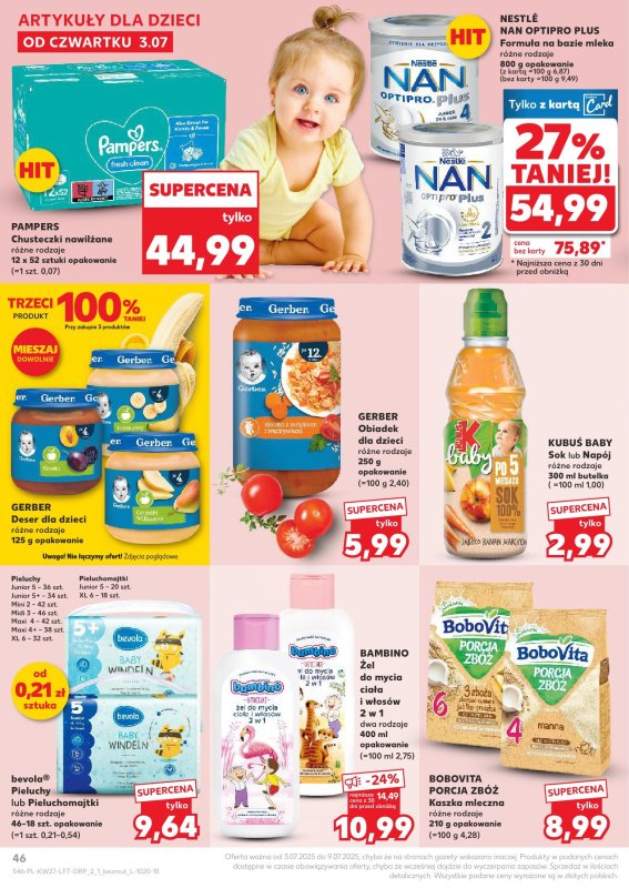 Kaufland - gazetka promocyjna Oferta Kaufland  do środy 09.07 - strona 46