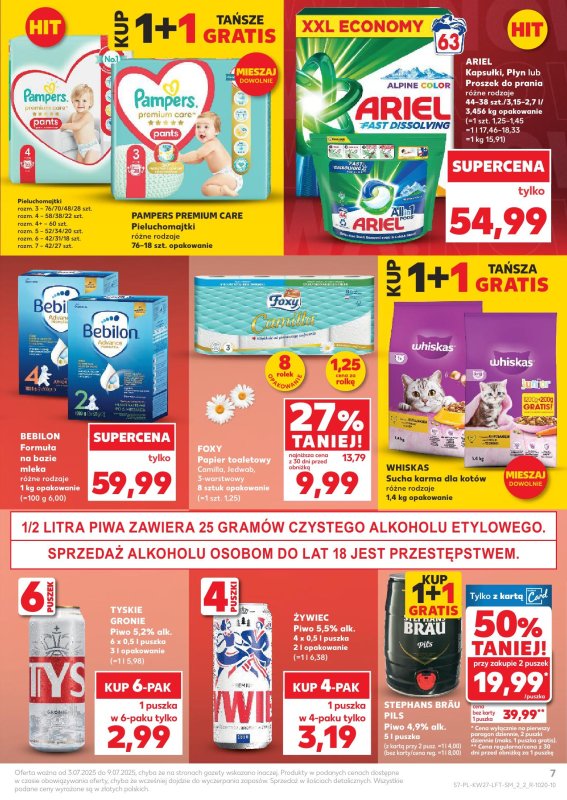 Kaufland - gazetka promocyjna Oferta Kaufland  do środy 09.07 - strona 7