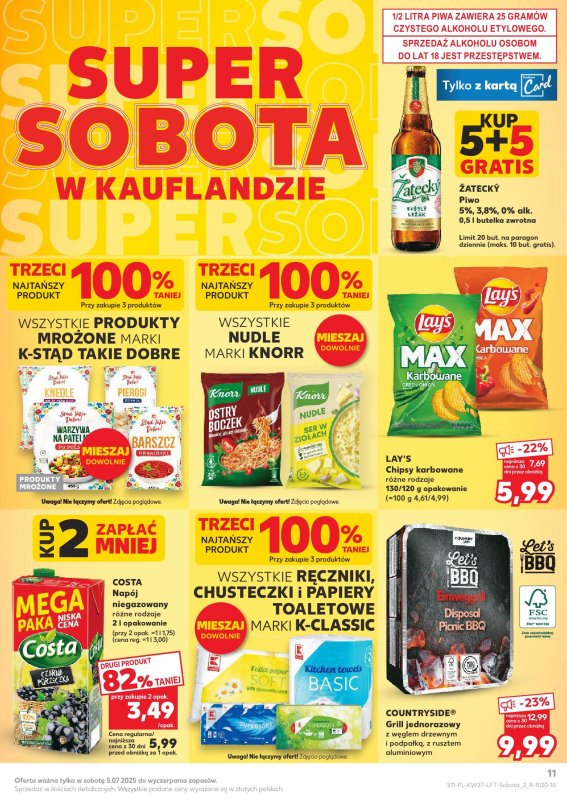 Kaufland - gazetka promocyjna Oferta Kaufland  do środy 09.07 - strona 11