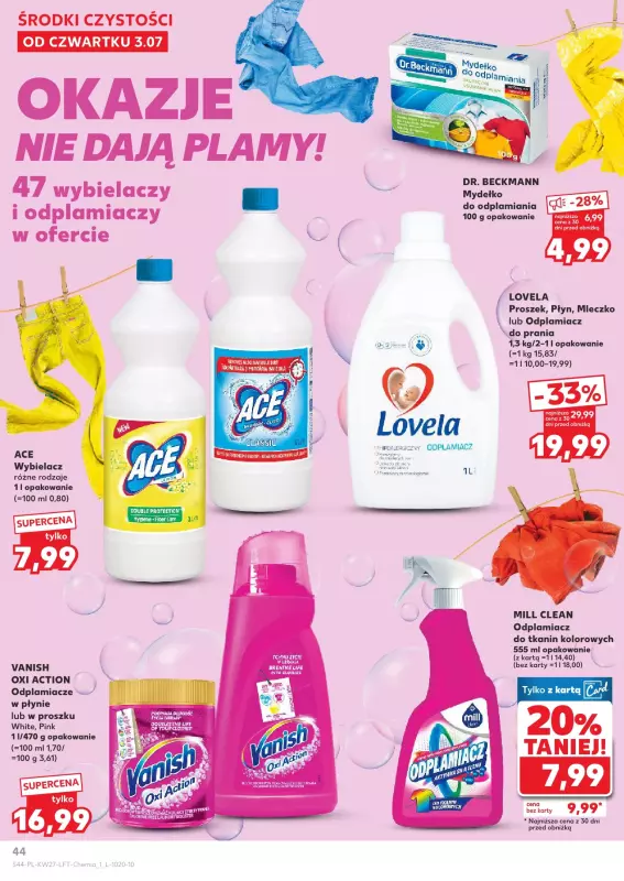 Kaufland - gazetka promocyjna Oferta Kaufland  do środy 09.07 - strona 44