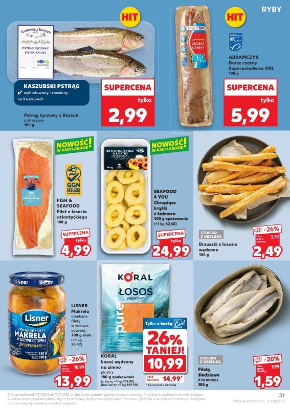 Kaufland - gazetka promocyjna Oferta Kaufland  do środy 09.07 - strona 31