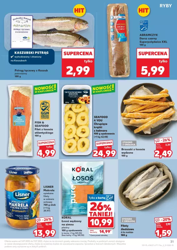 Kaufland - gazetka promocyjna Oferta Kaufland  do środy 09.07 - strona 31
