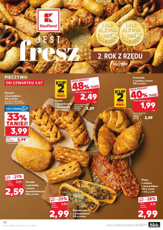 Kaufland - gazetka promocyjna Oferta Kaufland  do środy 09.07 - strona 24