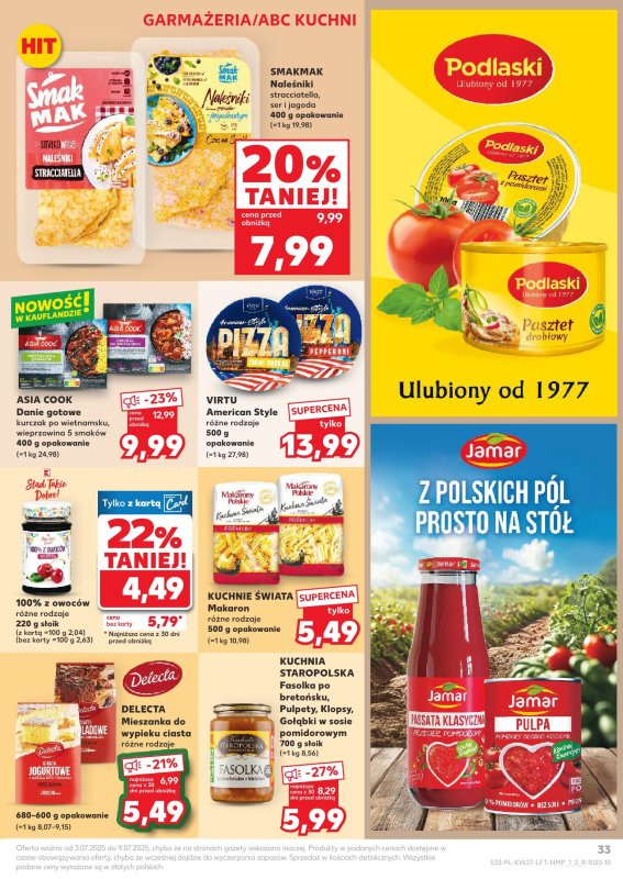 Kaufland - gazetka promocyjna Oferta Kaufland  do środy 09.07 - strona 33
