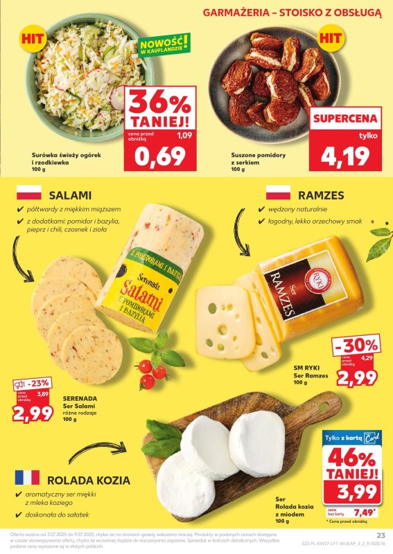 Kaufland - gazetka promocyjna Oferta Kaufland  do środy 09.07 - strona 23