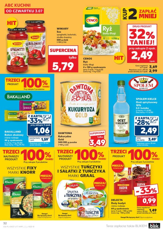 Kaufland - gazetka promocyjna Oferta Kaufland  do środy 09.07 - strona 32