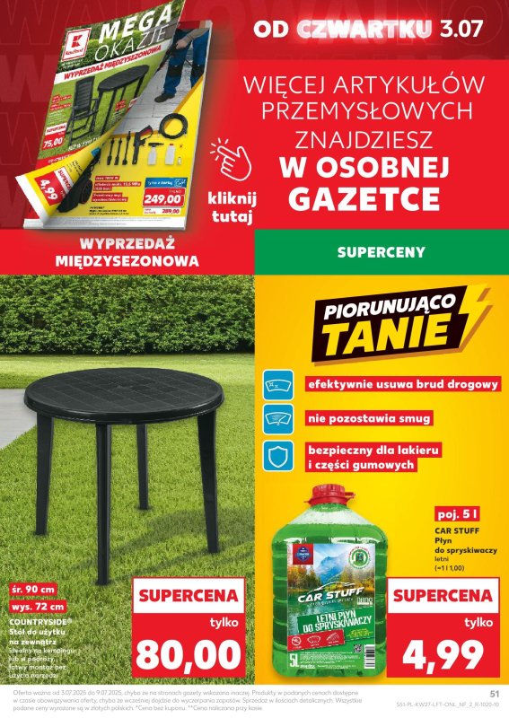 Kaufland - gazetka promocyjna Oferta Kaufland od czwartku 03.07 do środy 09.07 - strona 51