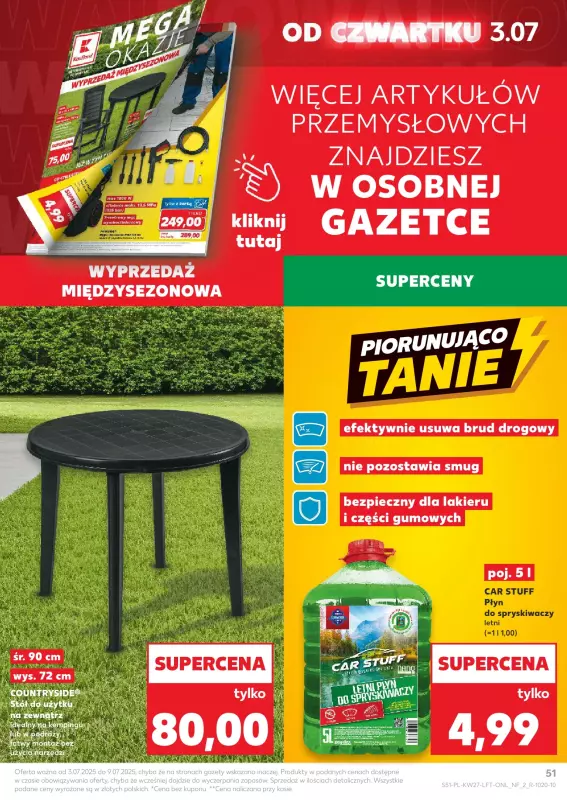 Kaufland - gazetka promocyjna Oferta Kaufland od czwartku 03.07 do środy 09.07 - strona 51