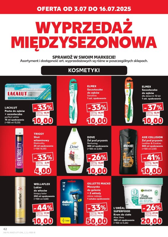Kaufland - gazetka promocyjna Oferta Kaufland od czwartku 03.07 do środy 09.07 - strona 42