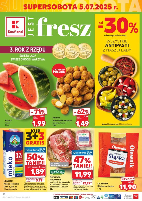 Kaufland - gazetka promocyjna Oferta Kaufland od czwartku 03.07 do środy 09.07 - strona 10