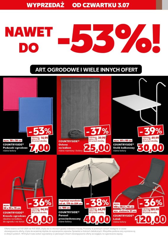 Kaufland - gazetka promocyjna Oferta Kaufland - Non Food od czwartku 03.07 do środy 09.07 - strona 7
