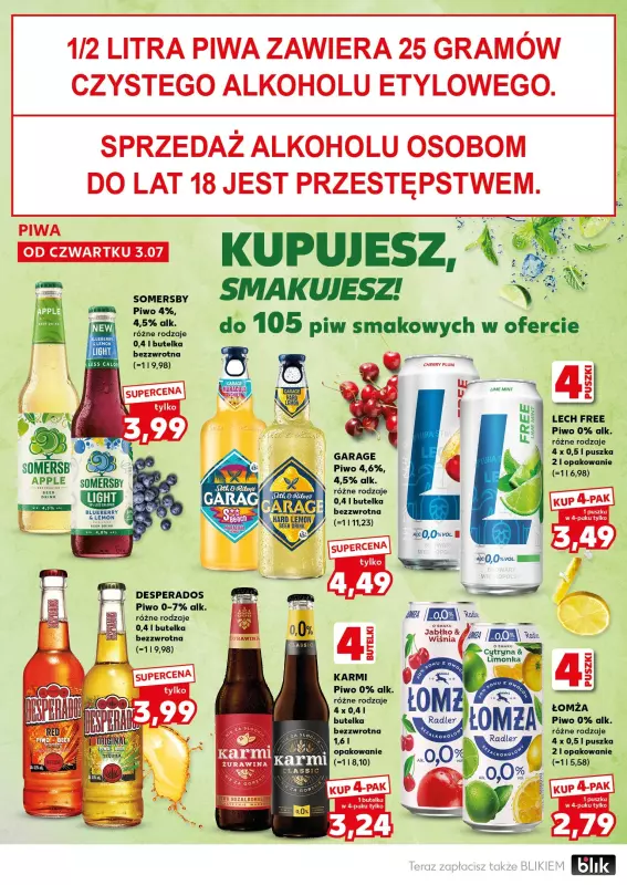Kaufland - gazetka promocyjna Oferta Kaufland - SUPER SOBOTA od soboty 05.07 do soboty 05.07 - strona 18